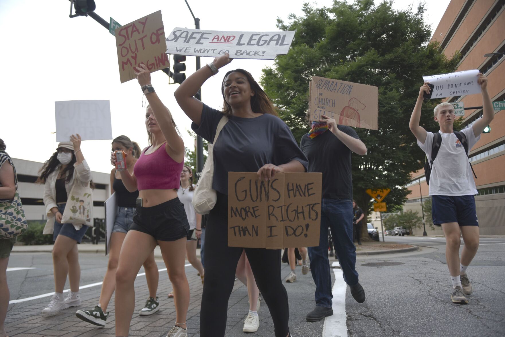 Roe v. Wade Overturned-Winston 4 Peace Protest